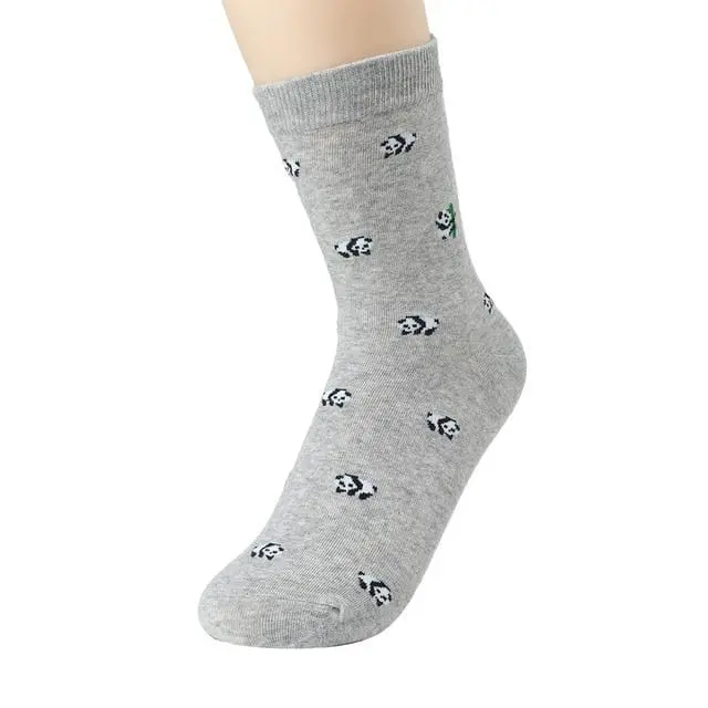 1 Pair Cute Small Animal Cartoon Socks Spring Autumn Cotton Casual Socks With Prints Little Piggy Chausette Femme 2
