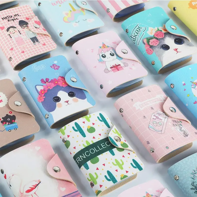 2019 Fashion Pu Function 20 Bits Card Case Business Card Holder Men Women Credit Passport Card Bag Id Passport Card Wallet Bags 1