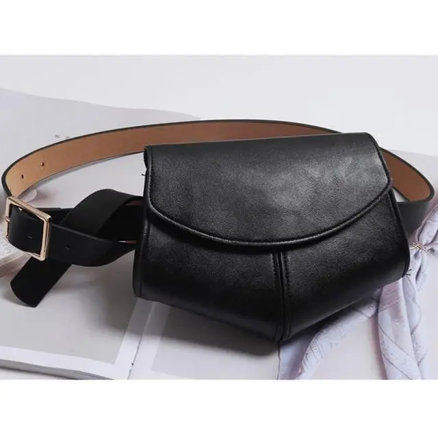 2019 New Fanny Pack Women Waist Belt Bag Serpentine Vintage Waist Bags Girl Fashion Bum Pouch Phone Leather Chest Packss Lw0808 6