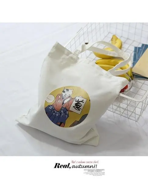 2019 New Women Canvas Bags Eco Reusable Shopping Bags With Zipper Foldable Shoulder Bag Girls Students Casual Handbag Tote 12