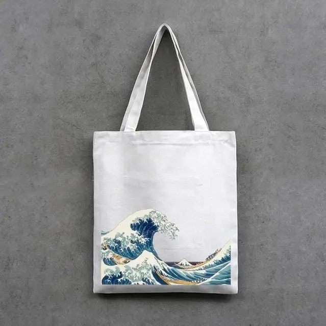 2019 New Women Canvas Bags Eco Reusable Shopping Bags With Zipper Foldable Shoulder Bag Girls Students Casual Handbag Tote 19