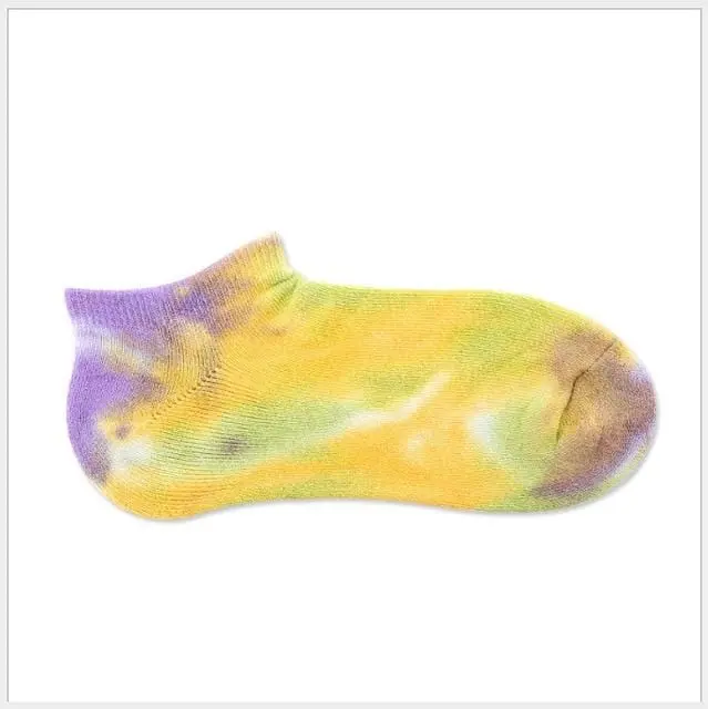2020 Cotton Skate Socks Men Women Sock Knee-High Funny Cycling Running Hiking Tie Dye Sox Harajuku Hip Hop Happy Socks 10