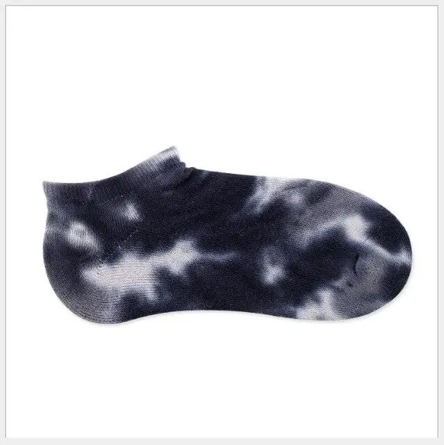 2020 Cotton Skate Socks Men Women Sock Knee-High Funny Cycling Running Hiking Tie Dye Sox Harajuku Hip Hop Happy Socks 10