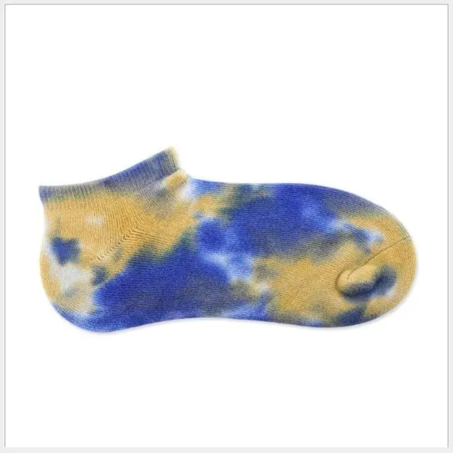 2020 Cotton Skate Socks Men Women Sock Knee-High Funny Cycling Running Hiking Tie Dye Sox Harajuku Hip Hop Happy Socks 8
