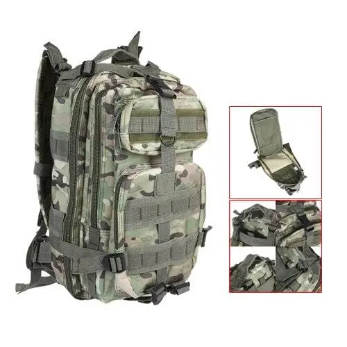 30L Travel Bag Military Backpack Rucksacks Trekking Bag Cp Camouflage 1