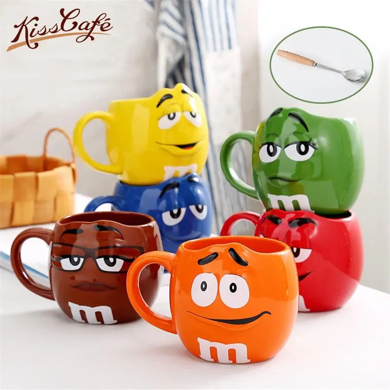 680Ml Beans Drinking Ceramic Cup Colored Cafe Oatmeal Coffee Mug Glaze Coffee Milk Water Tea Mugs Fashion Drinkware 1