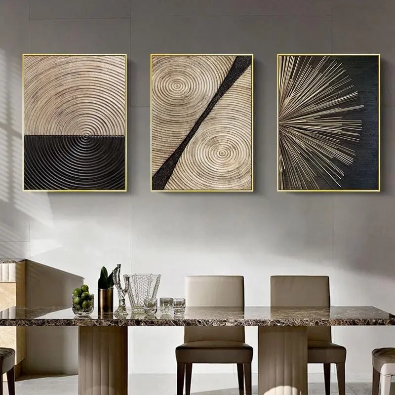 Abstract Retro Poster Home Decor Picture Nordic Canvas Painting Wall Art Luxury Minimalist Art Poster And Print For Living Room 1