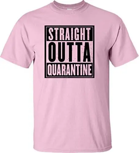 Adult Straight Outta Quarantine T-Shirt 1