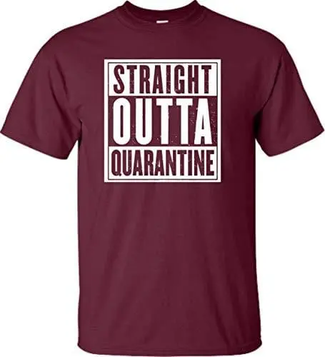Adult Straight Outta Quarantine T-Shirt 1