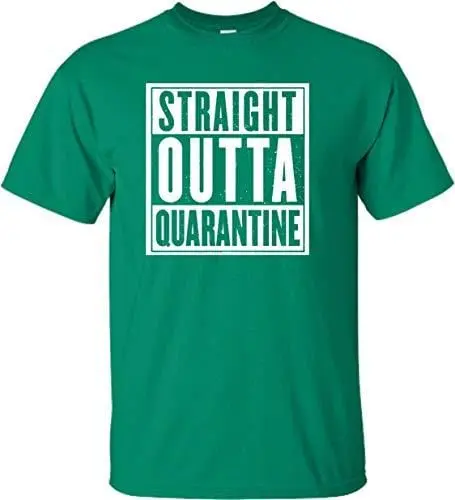 Adult Straight Outta Quarantine T-Shirt 1