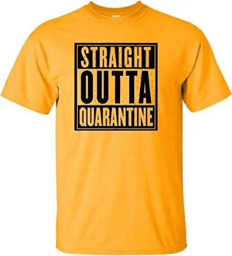 Adult Straight Outta Quarantine T-Shirt 1