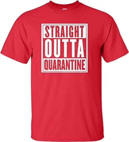 Adult Straight Outta Quarantine T-Shirt 1