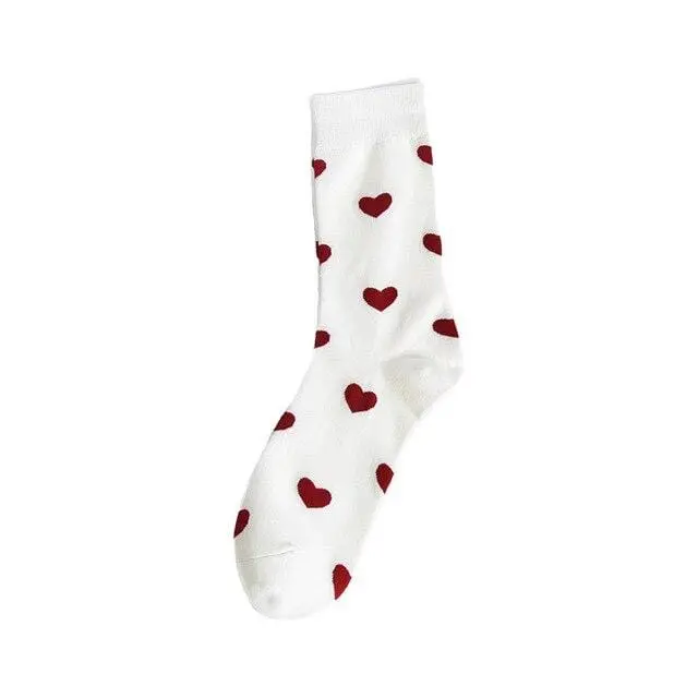 Autumn Fashion Street Harajuku Style Fun Socks Unisex Fancy Fruit Animal Art Man Cotton Socks Cute Happy Woman Long Socks Meias 22