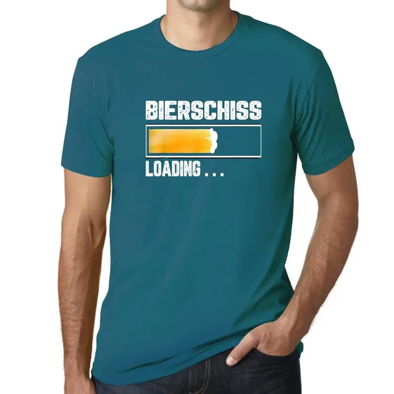 Bierschiss Loading Screen T-Shirt – Playful Beer-Themed Tech Humor for Men