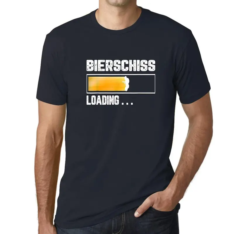 Bierschiss Loading Screen T-Shirt – Playful Beer-Themed Tech Humor for Men