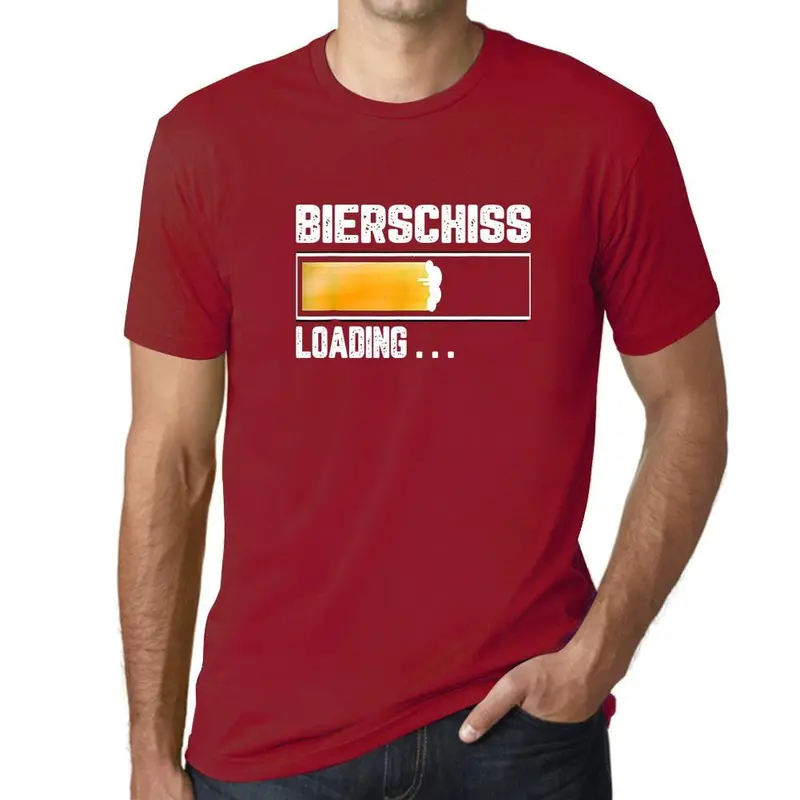 Bierschiss Loading Screen T-Shirt – Playful Beer-Themed Tech Humor for Men