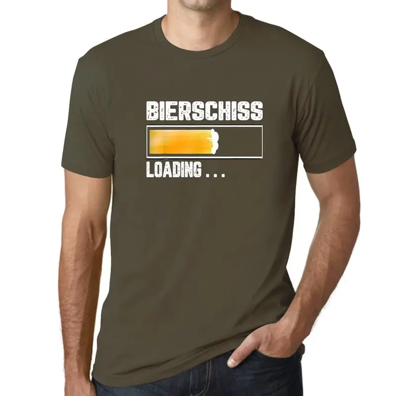 Bierschiss Loading Screen T-Shirt – Playful Beer-Themed Tech Humor for Men