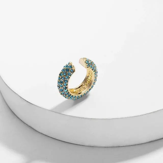 Bohemian Imitation Pearls Ear Cuff For Women Girl Trendy Round Small Clip Earrings No Piercing Gold Metal Wedding Jewelry Bijoux 17