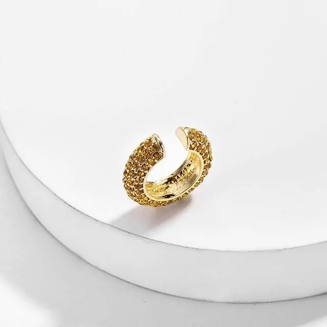 Bohemian Imitation Pearls Ear Cuff For Women Girl Trendy Round Small Clip Earrings No Piercing Gold Metal Wedding Jewelry Bijoux 19