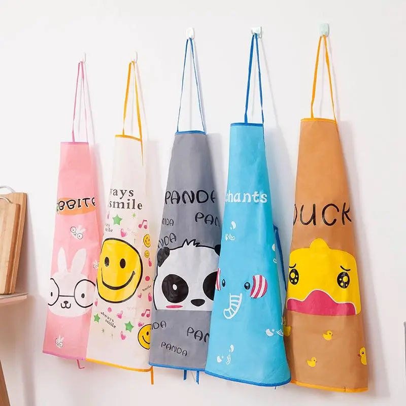 Cartoon Kitchen Apron Rabbit Printing Kids Apron Bbq Bib Apron For Women Cooking Baking Restaurant Kids Apron Pinafore 50*70Cm 1