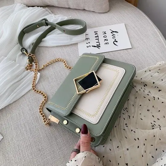 Chain Pu Leather Crossbody Bags For Women 2019 Small Shoulder Messenger Bag Special Lock Design Female Travel Handbags 2