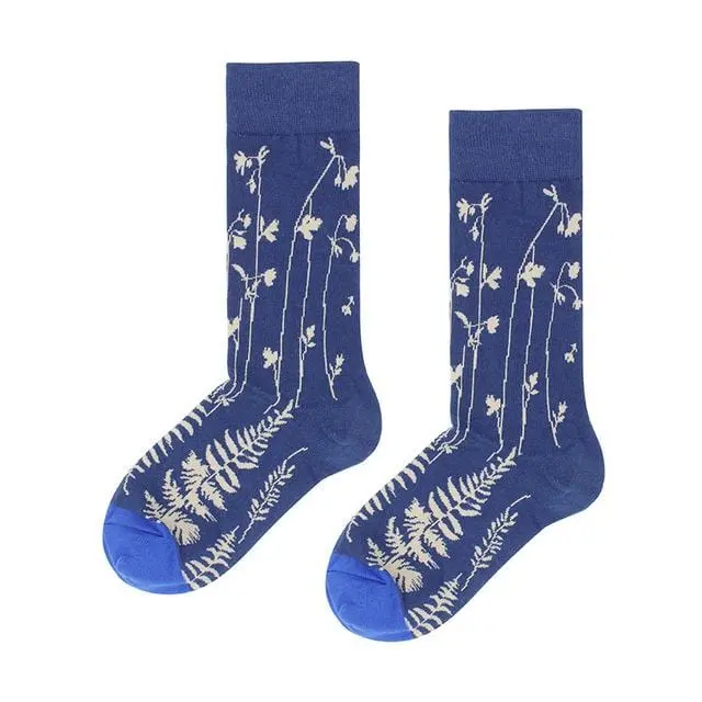 Cotton Happy Socks Women Swan Peace Pigeon Bird Animal Socks Man Colorful Picasso Art Socks Primitive Tribe Crazy Men Sock Funny 11