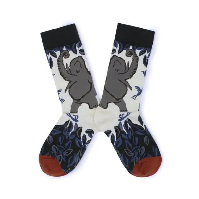 Cotton Happy Socks Women Swan Peace Pigeon Bird Animal Socks Man Colorful Picasso Art Socks Primitive Tribe Crazy Men Sock Funny 8