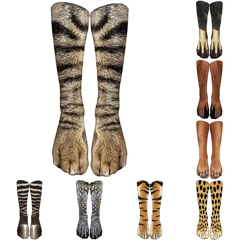 Cotton Socks Women Funny Print Animal Socks Kawaii Cute Casual Happy Fashion High Ankle Socks For Men Women 5Zjq26 1