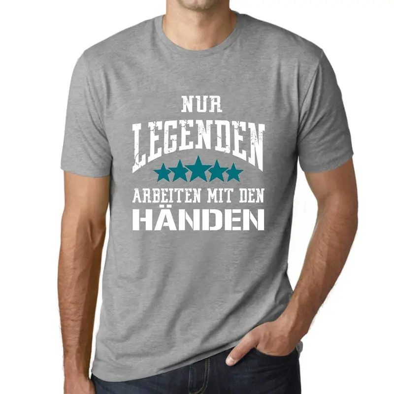 Craftsman-Themed T-Shirt: ‘Legends Work With Their Hands’ – Tribute to Skilled Trades