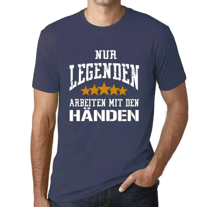 Craftsman-Themed T-Shirt: ‘Legends Work With Their Hands’ – Tribute to Skilled Trades