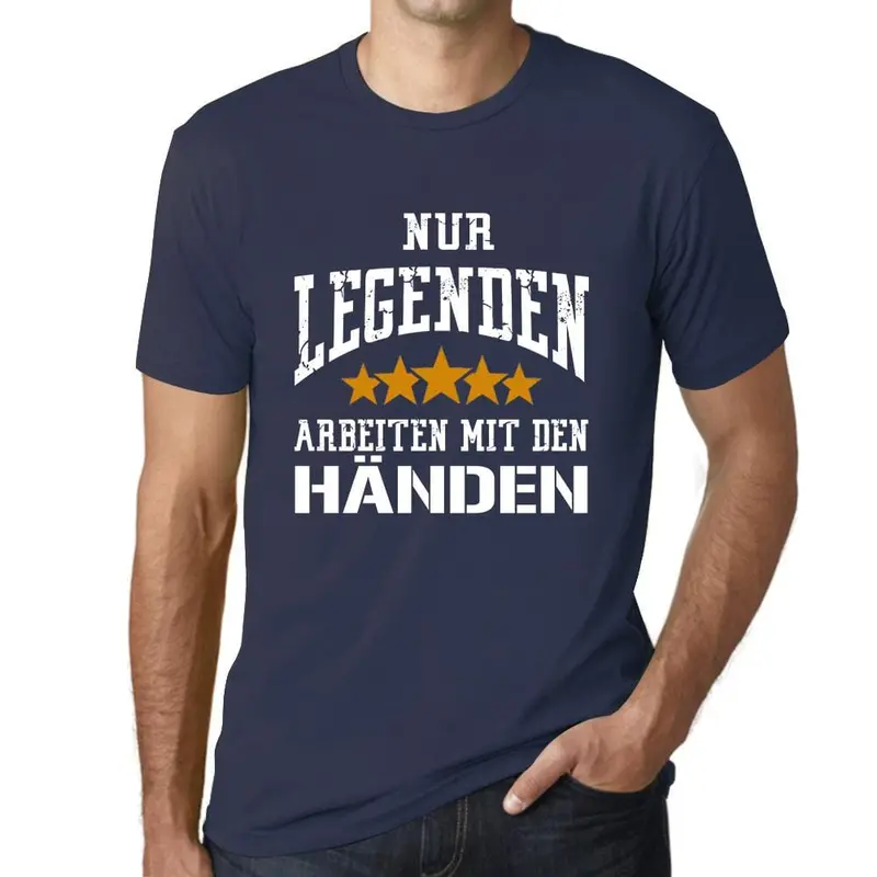 Craftsman-Themed T-Shirt: ‘Legends Work With Their Hands’ – Tribute to Skilled Trades