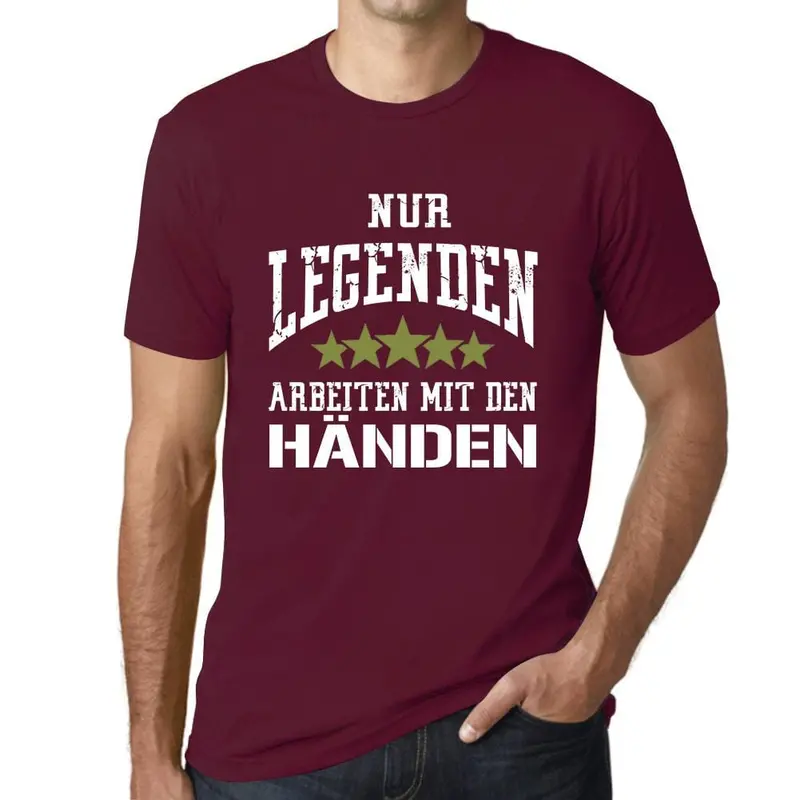 Craftsman-Themed T-Shirt: ‘Legends Work With Their Hands’ – Tribute to Skilled Trades