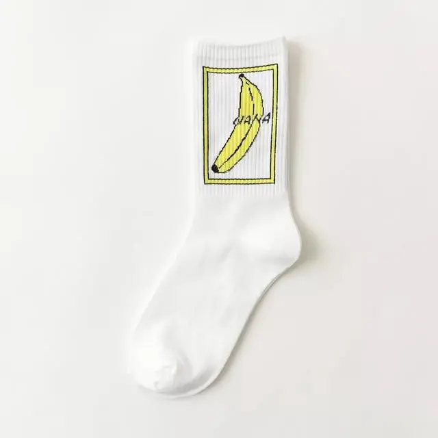 Creative High Quality Fashion Men Hip Hop Cotton Unisex Harajukumen's Happy Socks Funny Skate Socks 15