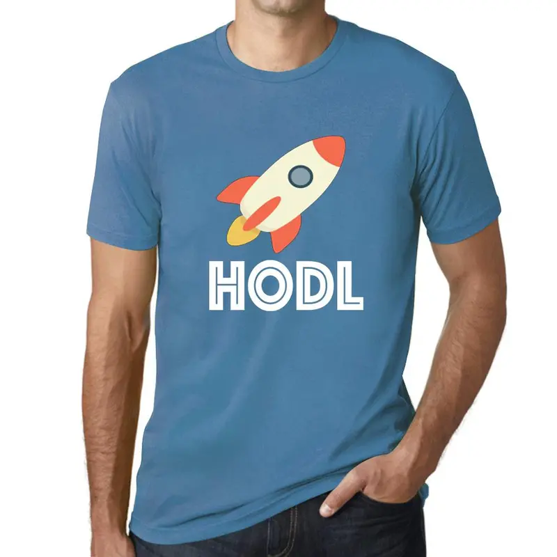 Crypto-Themed ‘HODL to the Moon’ Graphic Tee – Satirical Trader Apparel