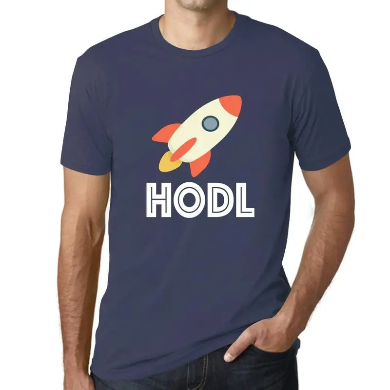 Crypto-Themed ‘HODL to the Moon’ Graphic Tee – Satirical Trader Apparel