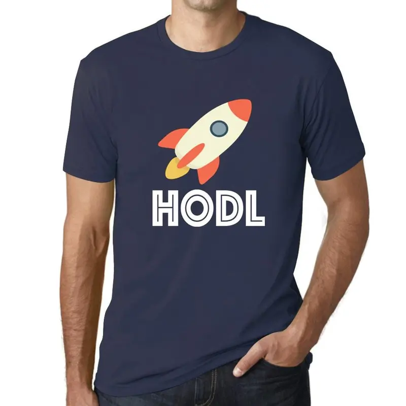 Crypto-Themed ‘HODL to the Moon’ Graphic Tee – Satirical Trader Apparel