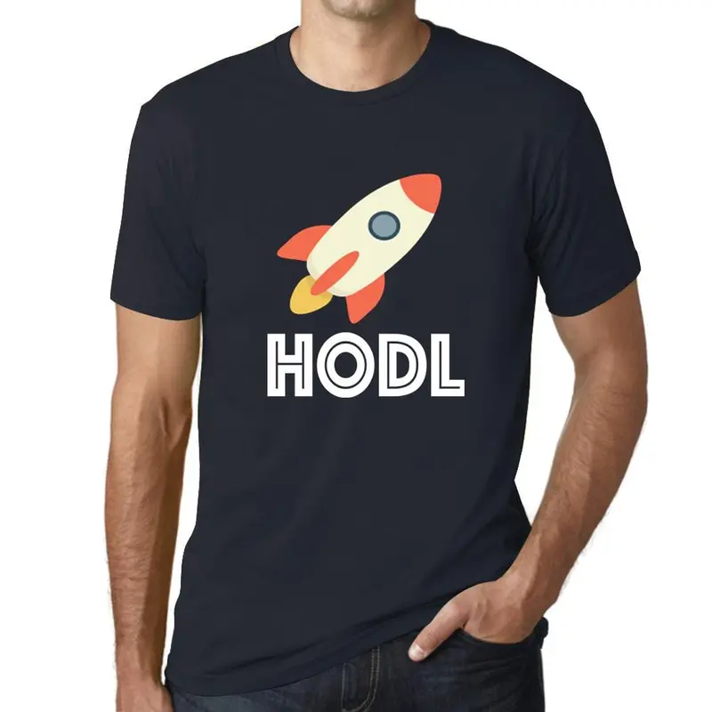 Crypto-Themed ‘HODL to the Moon’ Graphic Tee – Satirical Trader Apparel