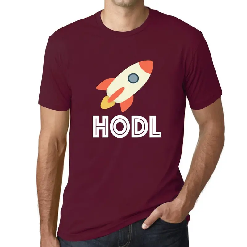 Crypto-Themed ‘HODL to the Moon’ Graphic Tee – Satirical Trader Apparel