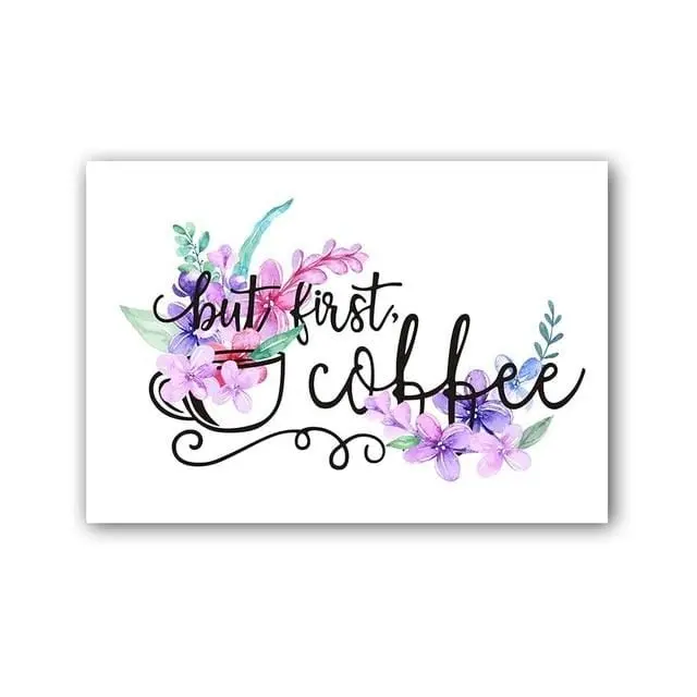 Drink Coffe Before Coffee Wall Art Poster&Print For Bar Kitchen Dining Room Modern Home Decor Wall Picture Canvas Painting Mural 10