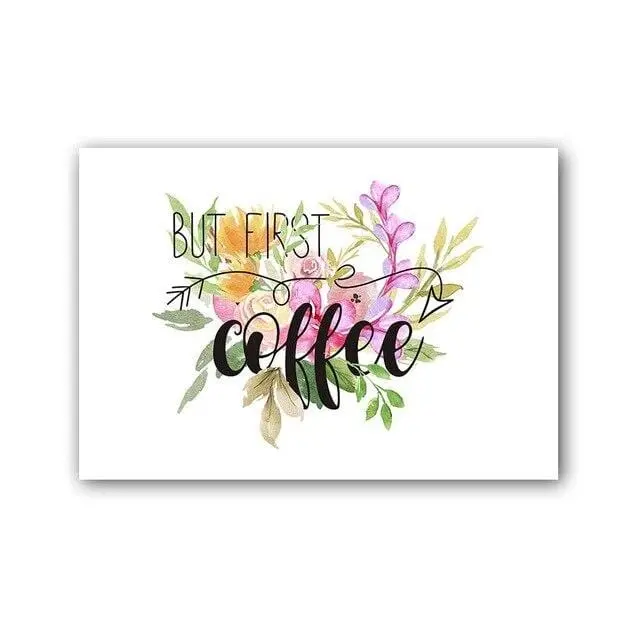 Drink Coffe Before Coffee Wall Art Poster&Print For Bar Kitchen Dining Room Modern Home Decor Wall Picture Canvas Painting Mural 11