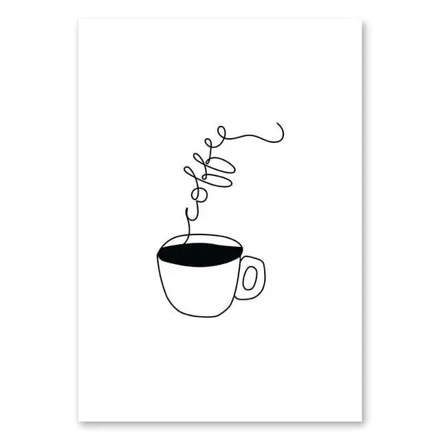 Drink Coffe Before Coffee Wall Art Poster&Print For Bar Kitchen Dining Room Modern Home Decor Wall Picture Canvas Painting Mural 12