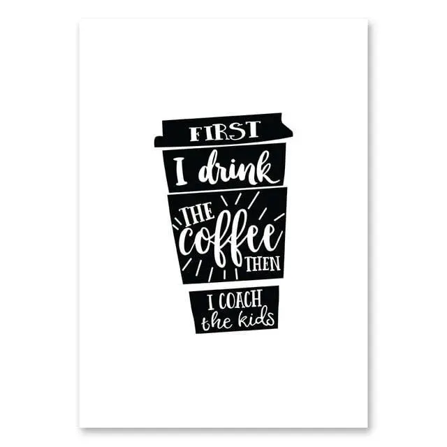 Drink Coffe Before Coffee Wall Art Poster&Print For Bar Kitchen Dining Room Modern Home Decor Wall Picture Canvas Painting Mural 13
