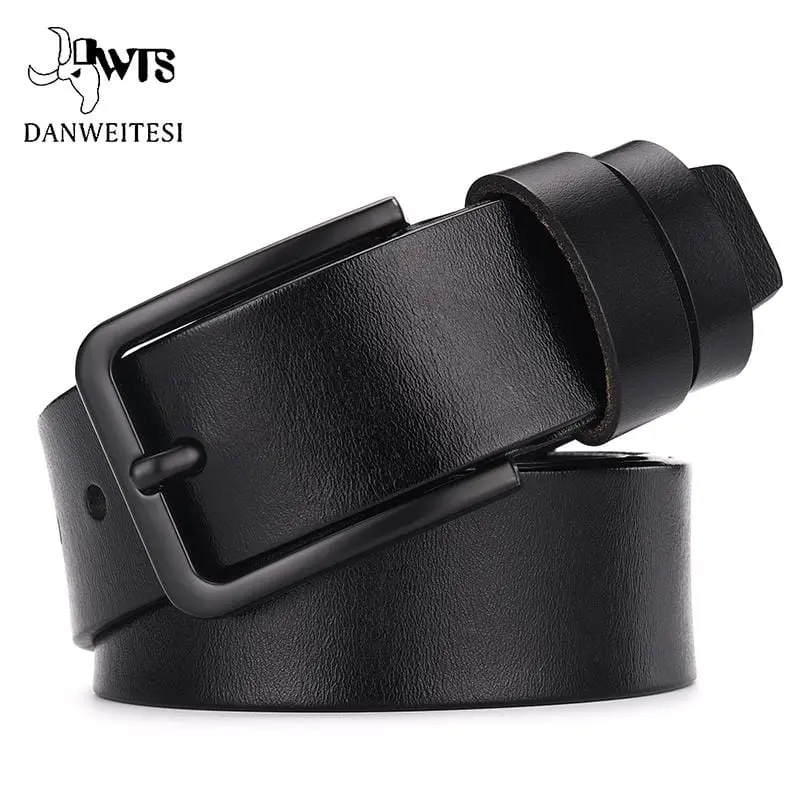 Dwts Cow Genuine Leather Luxury Strap Male Belts For Men New Fashion Classice Vintage Pin Buckle Leather Belt Male Belt Men 1