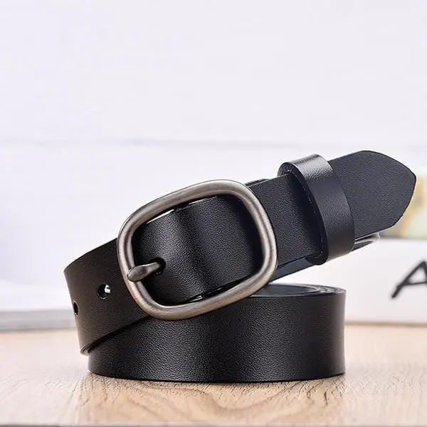 【Dwts】Women's Belt Fashion Women Female Belt Genuine Leather Belts For Women Female Belt Pin Buckles Fancy Vintage For Jeans 2