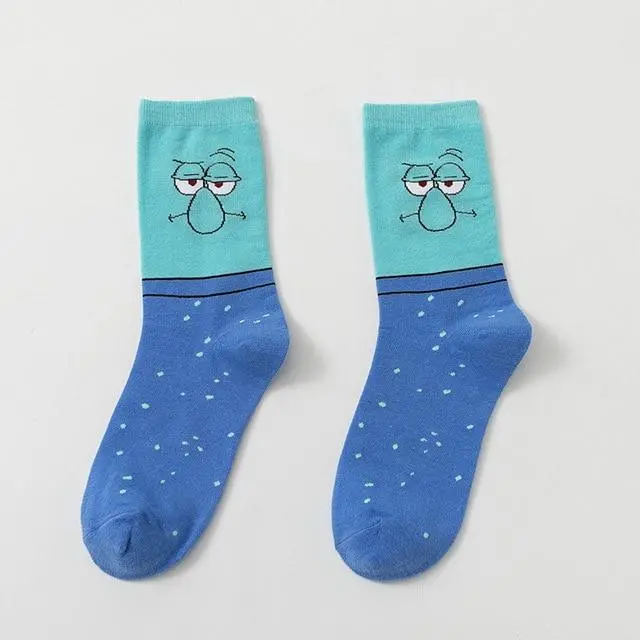 Fashion Cotton Personality Cartoon Character Socks Men And Women Casual Socks Unisex Harajuku Creative Hip Hop Skateboard Socks 5