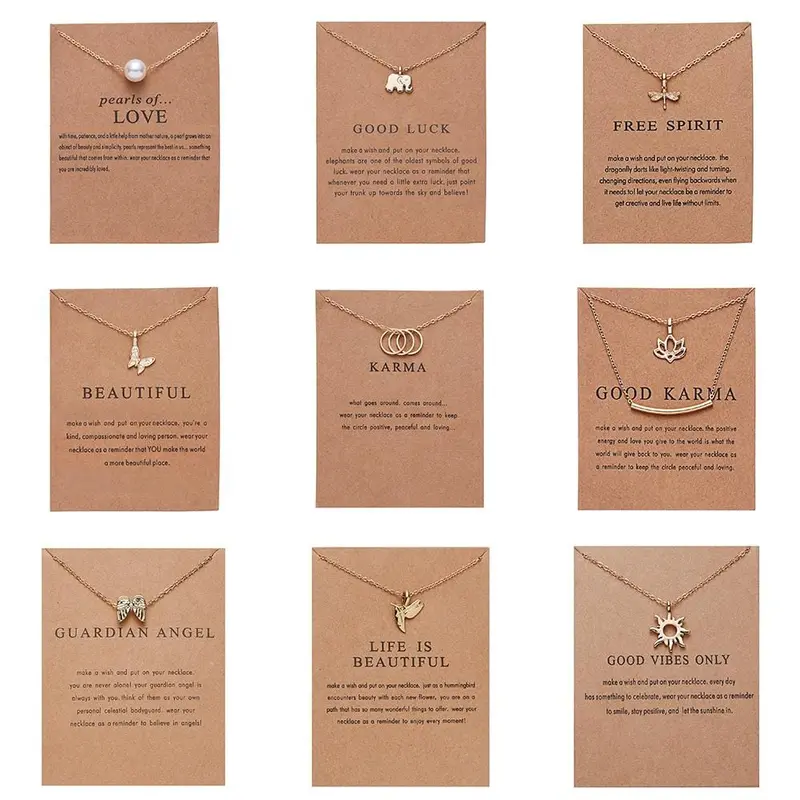 Fashion Gold-Color Good Vibes Only Sun Necklaces & Pendants For Women Jewelry 1