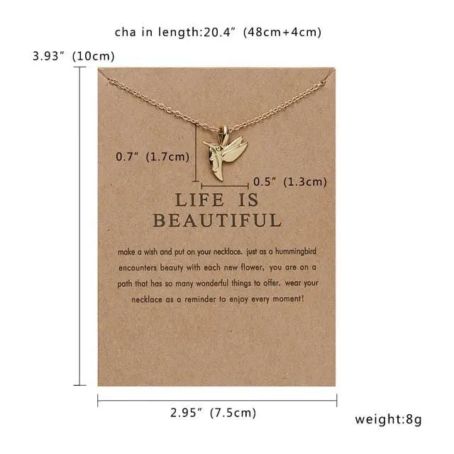 Fashion Gold-Color Good Vibes Only Sun Necklaces & Pendants For Women Jewelry 20