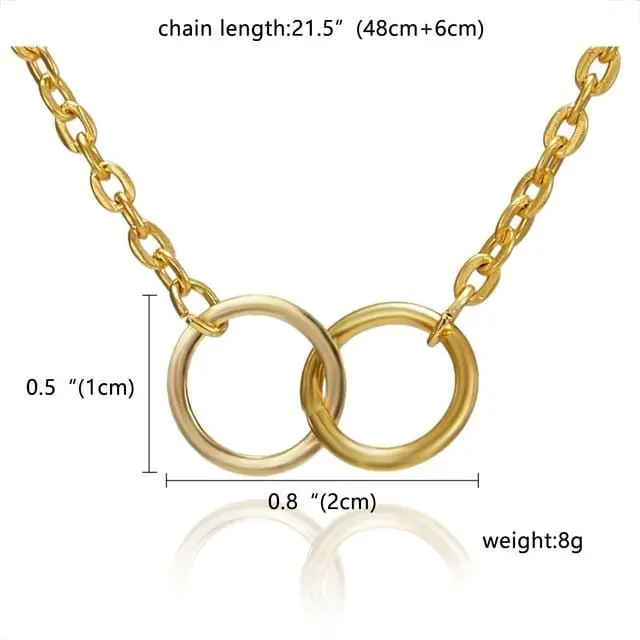 Fashion Gold-Color Good Vibes Only Sun Necklaces & Pendants For Women Jewelry 20