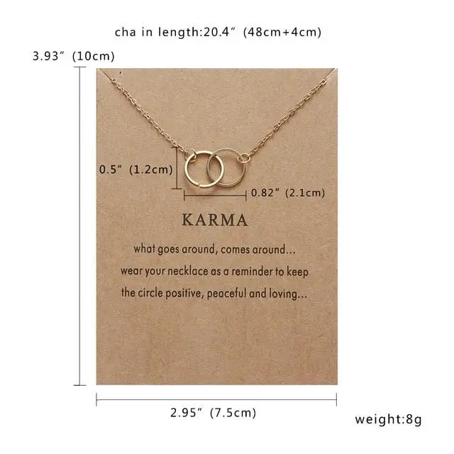 Fashion Gold-Color Good Vibes Only Sun Necklaces & Pendants For Women Jewelry 21