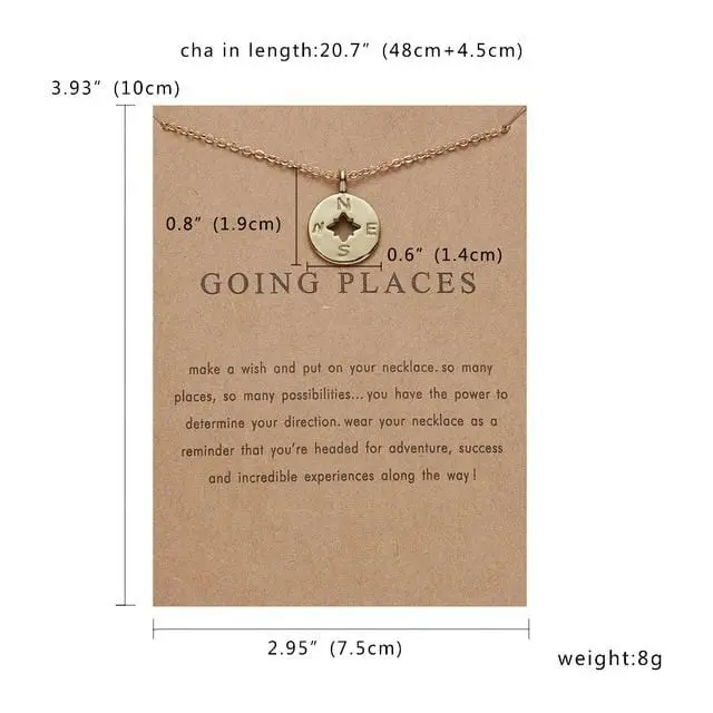 Fashion Gold-Color Good Vibes Only Sun Necklaces & Pendants For Women Jewelry 22